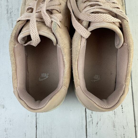 Nike Air Force 1 Light Pink Suede Leather Sage Low Top Sneaker Size 8 - Picture 9 of 14